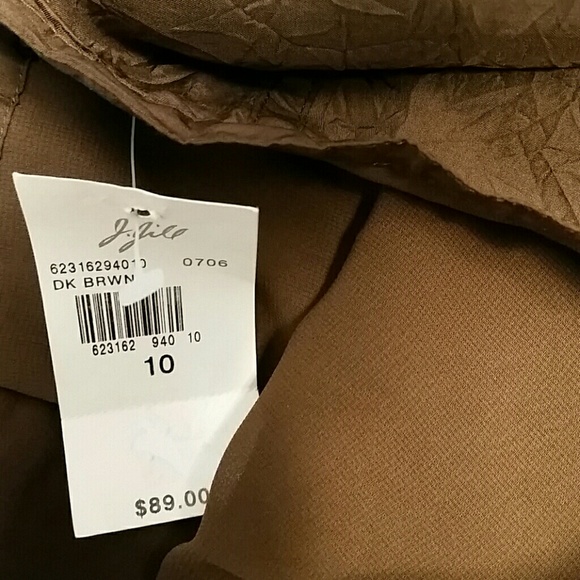 NWT J Jill 100% silk skirt - Picture 7 of 8